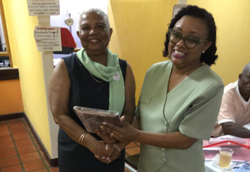 MauriceByerPolyclinic-talk-donation